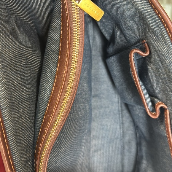 Celine Boogie Bag Denim and Leather Excellent Condirion - Picture 14 of 15